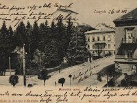Mesnička ulica, razglednica je putovala 1902. godine